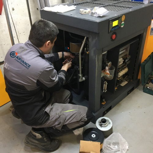 Manutenção de Compressor de ar 